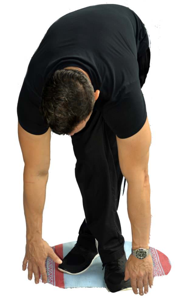 image of sacroiliac stretch for low back pain