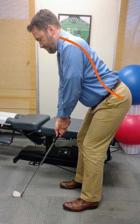 Image of S-Spine Golf Posture