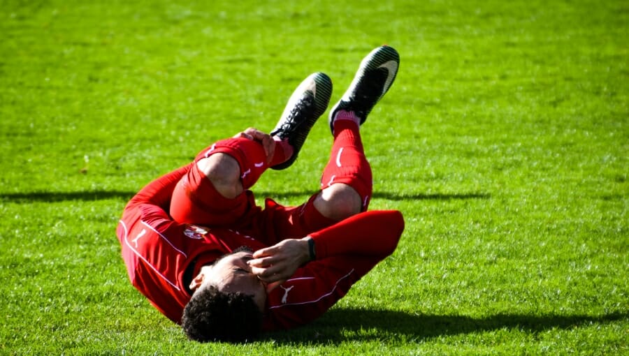 image of a sports injury, which can be treated with chiropractic